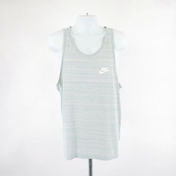 Nike Heather Teal Back Vented Tank‎ Top Large - Picture 1 of 12